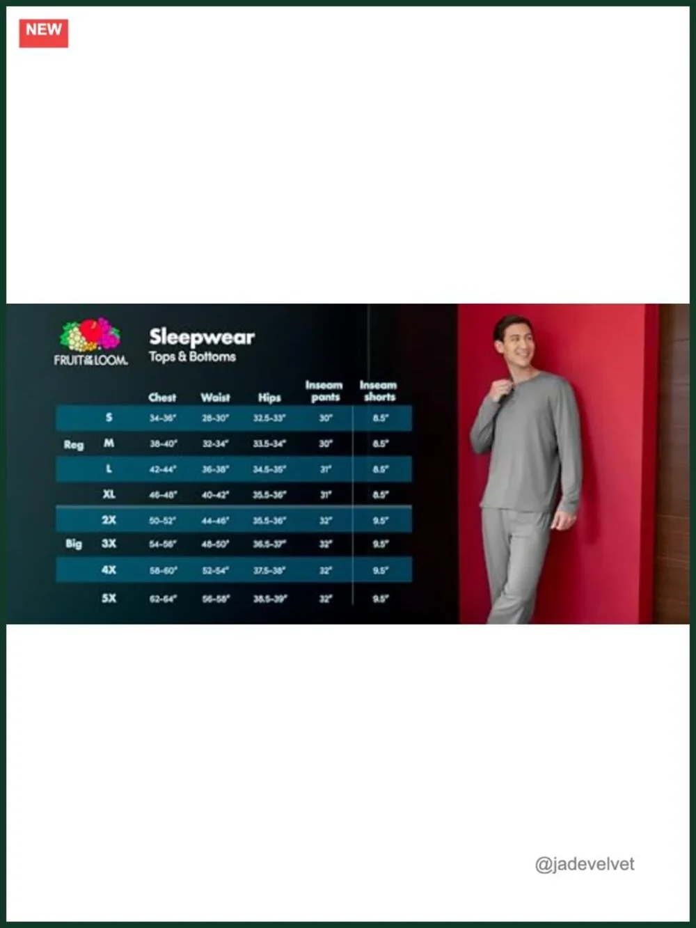 Men's 2-Piece Jersey Knit Pajama Set - Moisture Wicking, Long Sleeve, Relaxed